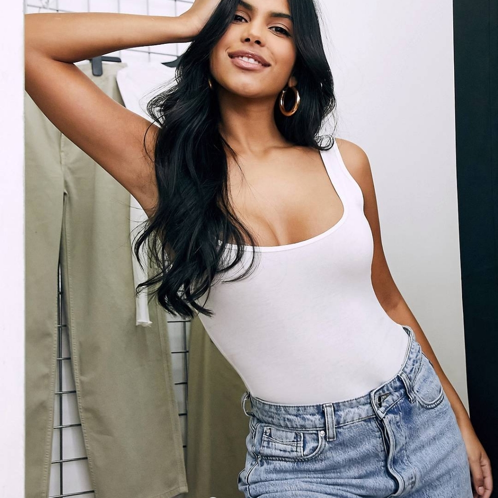 ASOS hourglass white bodysuit